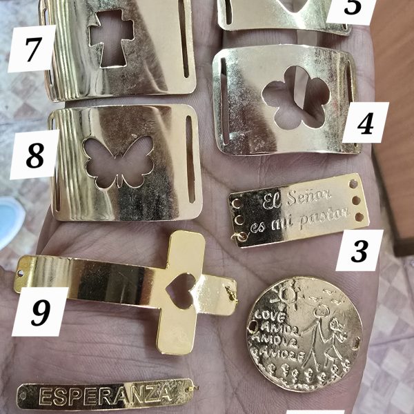 Dijes en Baño de Oro 18k