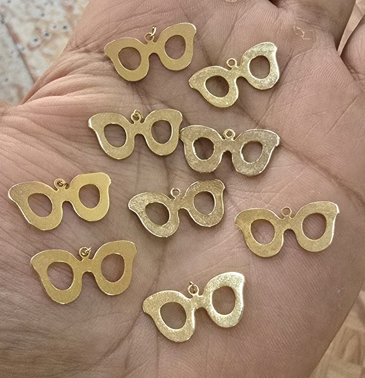 Dijes Bañados en oro 18k